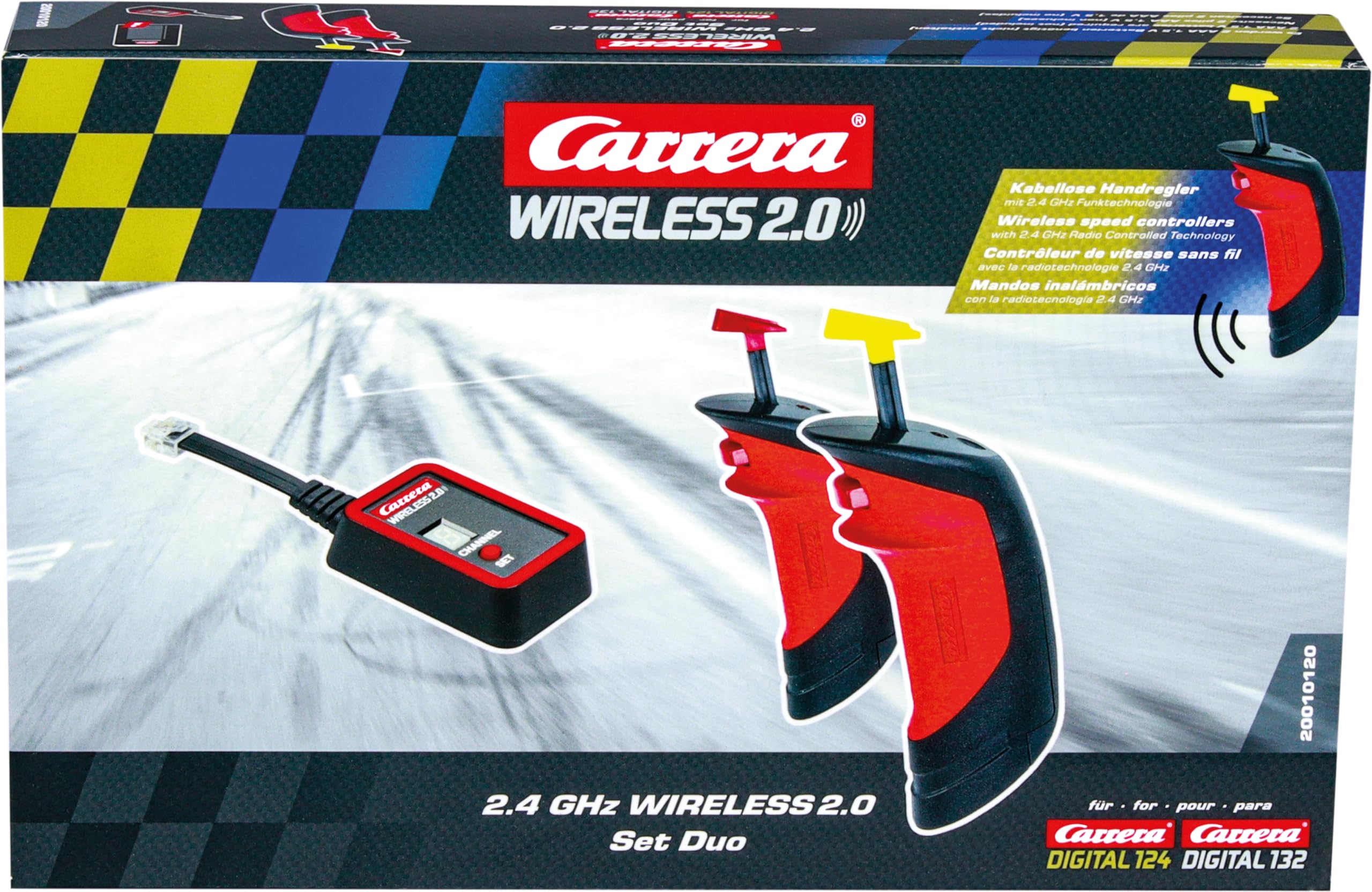 カレラデジタル　ワイヤレス 2.0 デュオ コントローラとレシーバー(美品) Amazon.co.jp: カレラ 10120 ワイヤレス 2.0 デュオ コントローラと